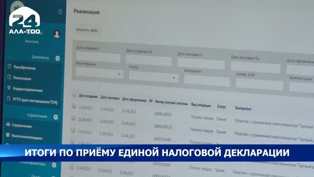 Итоги по приёму единой налоговой декларации смотреть онлайн