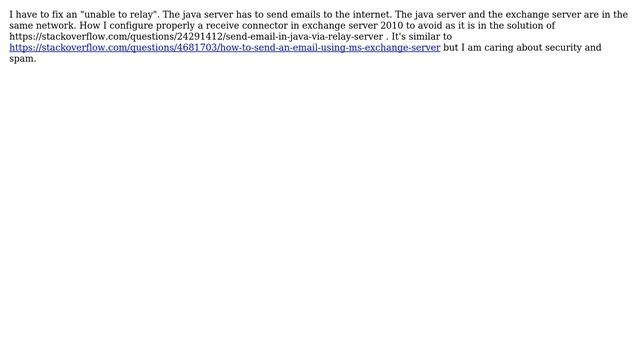 Javamail using Exchange as relay смотреть онлайн