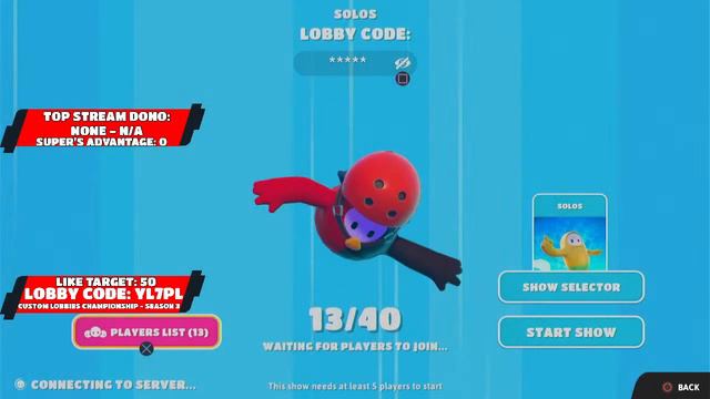 FALL GUYS LIVE | CUSTOM LOBBIES | SEASON 3 | CHAMPIONSHIP LIVE STREAM SERIES (PS4) #fallguys