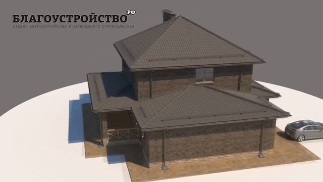 Проект двух этажного дома 180м2 с гаражом // Архитектор Николай Ершов смотреть онлайн