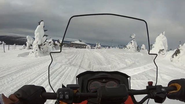 Lynx Adventure LX 600 ACE up to Levi hill смотреть онлайн