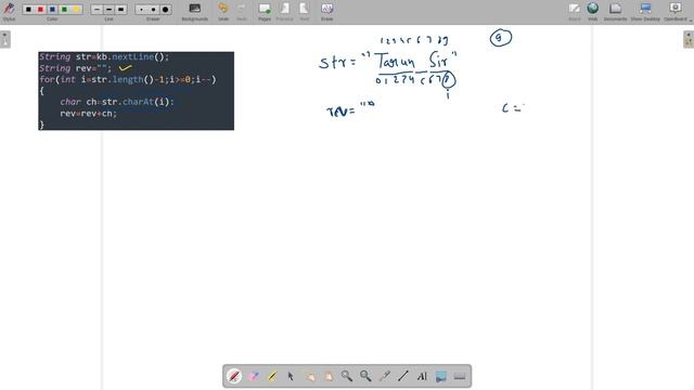 Reverse of string in java смотреть онлайн