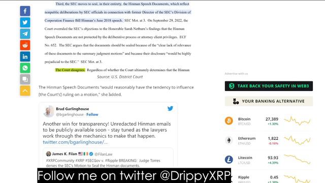 XRP Ripple TWITTER Integration, SECRET MEETING? WHATS GOING ON HERE... смотреть онлайн