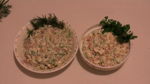 Салат оливье, летняя версия