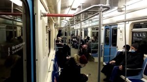 Люблинско-Дмитровская линия метро. Номерной 81-717/714.6 "Шестёрка". Зябликово - Селигерская.