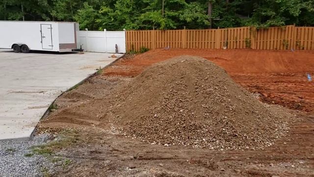 Подготовка места под бетонный пол / Гараж # 6