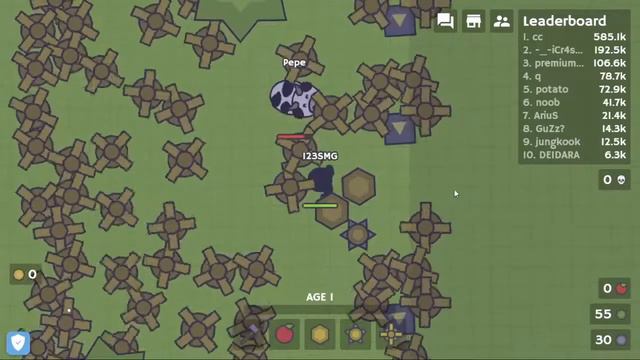 MooMoo.io Heal Test