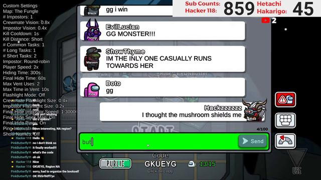 [LIVE] [Version 2023.10.24] Hackzzzzzz x Among Us: *NEW* Fungle Map!! | Logic | Funny смотреть онлайн