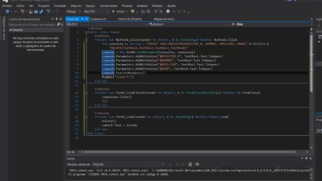 Consulta "INSERT INTO" en conexión de Access 2010, VB 2012 y VB 2015, Access 2013 смотреть онлайн