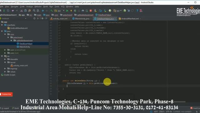 Learn SQLite Delete - Android Tutorial смотреть онлайн