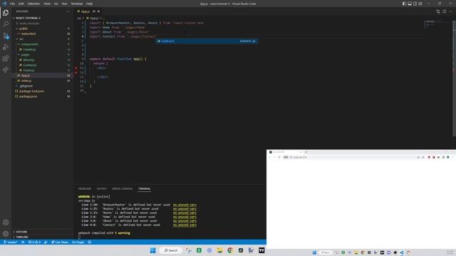 How to use React Router for multiple pages on your web app (for beginners) смотреть онлайн
