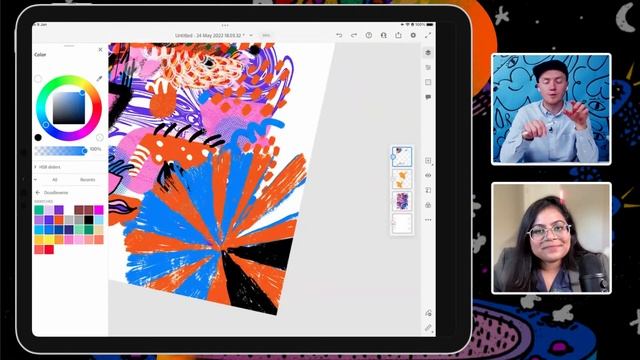 Creating Custom Illustrations in Adobe Fresco with Rich from TapTapKaboom - 2 of 2 смотреть онлайн