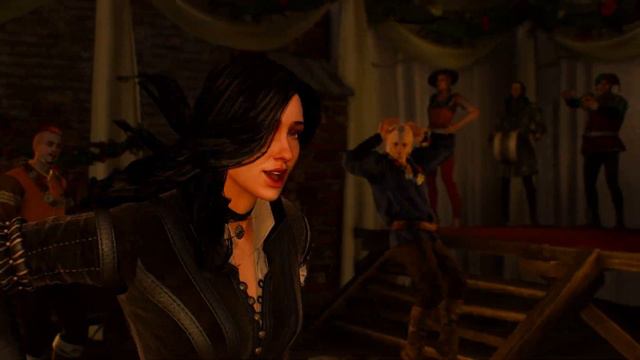 The Witcher 3 Yennefer and Geralt dance смотреть онлайн