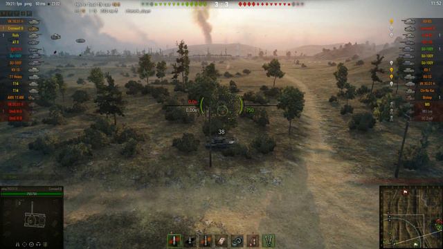 World Of Tanks 9.7 Mod Pack And XVM Comwell-B Game Play смотреть онлайн