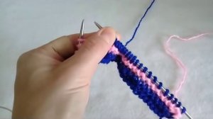 СЛЕДКИ на двух спицах, самые простые .