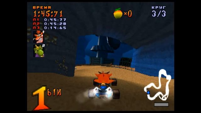 Креш Гонки . Прохождение . Crash Team Racing PS1 смотреть онлайн