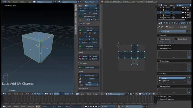 Обзор аддона TexTools для Blender. Часть 1. смотреть онлайн