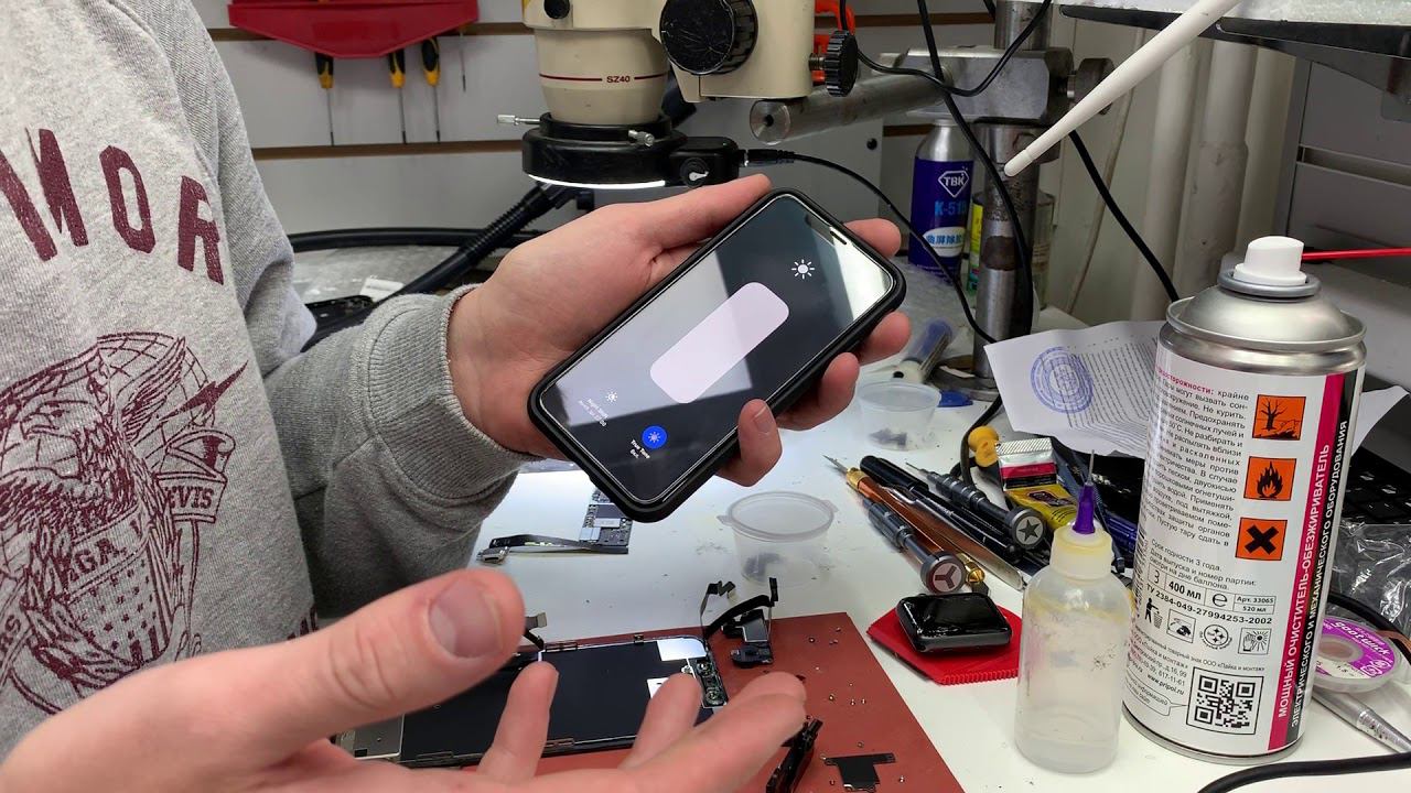 Перенос true tone с разбитого экрана iPhone XR (БЫЛ УБИТЫЙ В ХЛАМ) смотреть онлайн