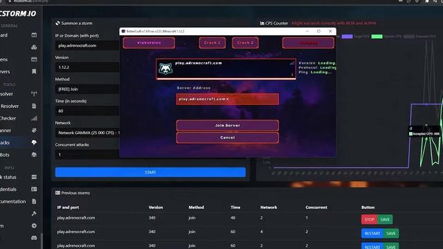 [2023] Minecraft bot attack website | 25k - 80k CPS @ 15k IPsec | New GAMMA NETWORK смотреть онлайн