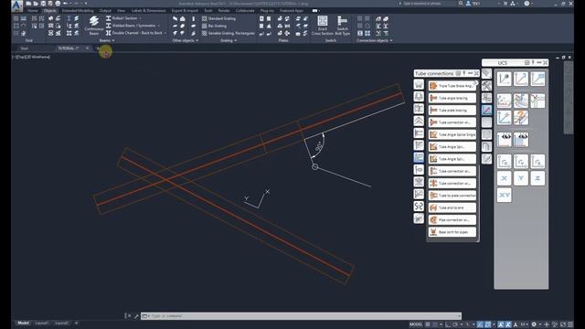 03-Split Beams - Advance steel Tutorial смотреть онлайн