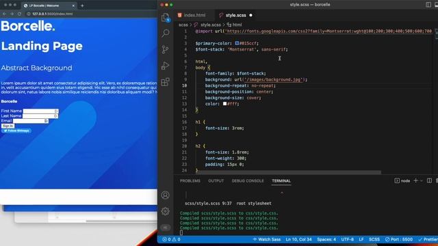 Crea Una Landing Page Con SASS | HTML Y CSS [PARTE 1] смотреть онлайн