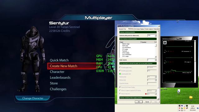 MSI Afterburner - pseudo crosshair in game смотреть онлайн