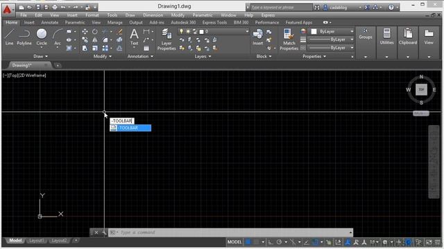 Autodesk AutoCAD 2015 Tutorial | Toolbars And The Menubar смотреть онлайн