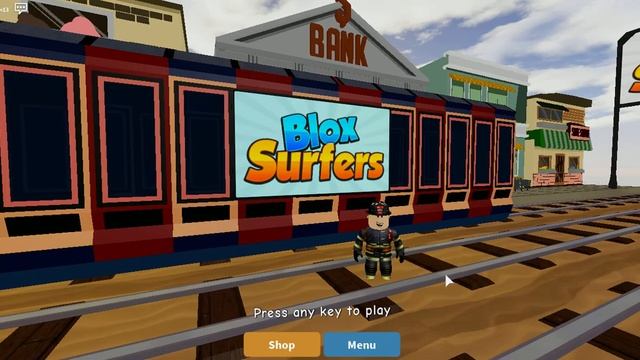 Роблокс игра Blox Surfers убегаем от полицейского+код смотреть онлайн