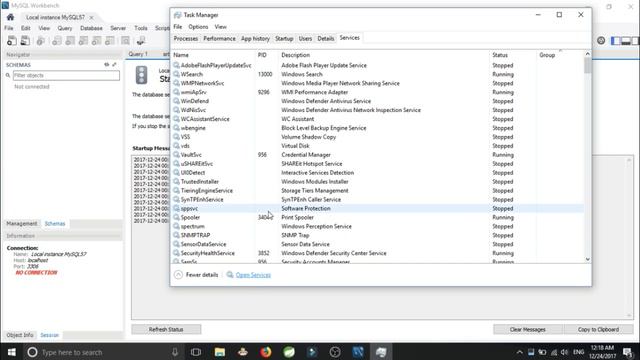 Can't connect to mysql server [solution] error 2003, 'localhost'(10061) from MySQL Workbench смотреть онлайн