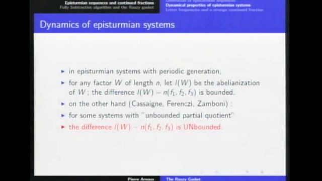 Workshop on Combinatorics, Number Theory and Dynamical Systems - Pierre Arnoux смотреть онлайн