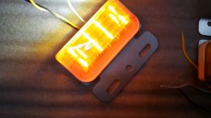 Габаритные огни с подсветкой диодные на борт кузова Газель