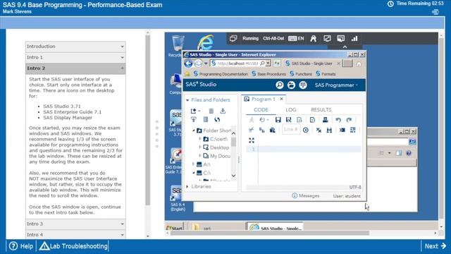 SAS Demo | SAS Global Certification | Base Programming Specialist Exam Experience смотреть онлайн