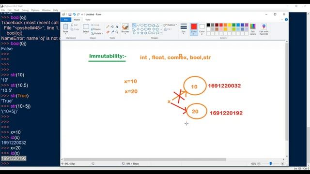 Immutability and Mutability Concept | Type Casting using int(),float(),str(),complex() & bool() смотреть онлайн