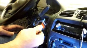 How to change ignition lock switch on a Peugeot 206