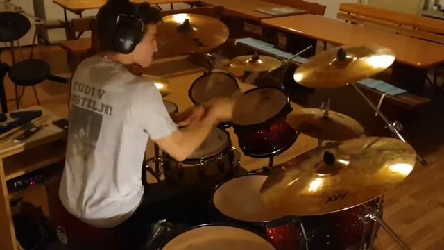 Never Forgive, Never Forget - drum cover смотреть онлайн