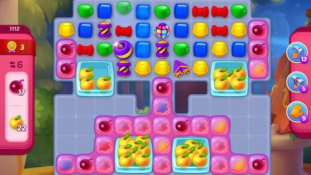 HomeScapes Level 1112 no boosters (15 moves) смотреть онлайн