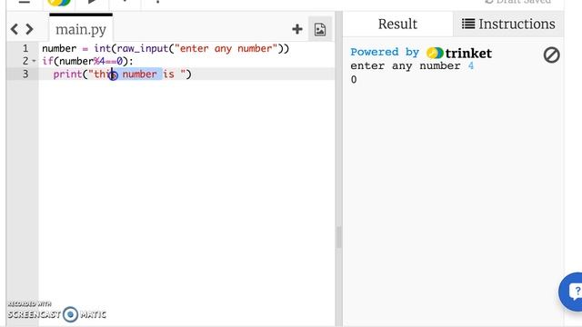 Python 5: Modulus Operator смотреть онлайн