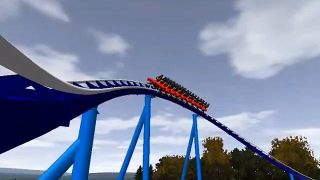 NoLimits rollercoaster simulation:The WaWe смотреть онлайн