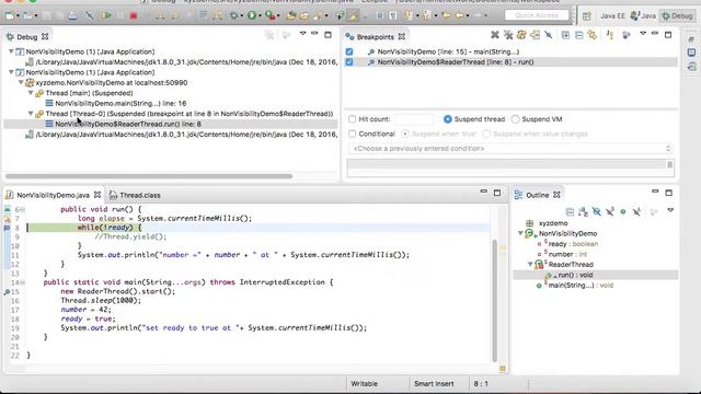 multi threading program analyze with eclipse debugger смотреть онлайн