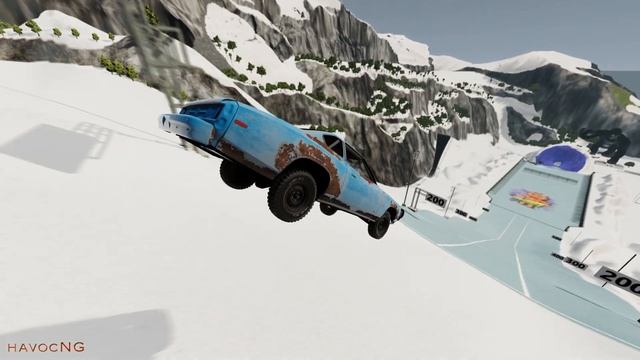 Car Jump Arena...FROZEN / BeamNG / HavocNG смотреть онлайн