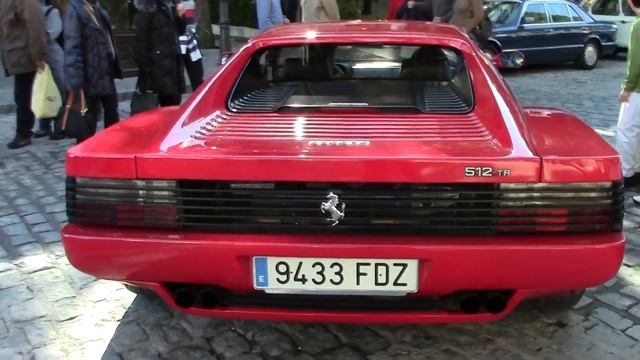 LOUD Ferrari 512 Testarossa start-up in Madrid смотреть онлайн