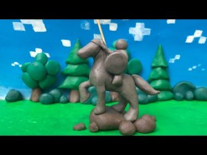 Простая лепка: лепим из пластилина коня для рыцаря / How to Clay a Horse for a Knight