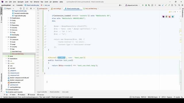 Создаем роут для подключения приложения Vue смотреть онлайн