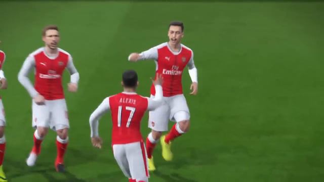 Pro Evolution Soccer 2017 - Mesut Ozil cheeky goal смотреть онлайн