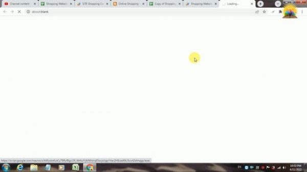 How to Make Online Shopping Website by Web App Script