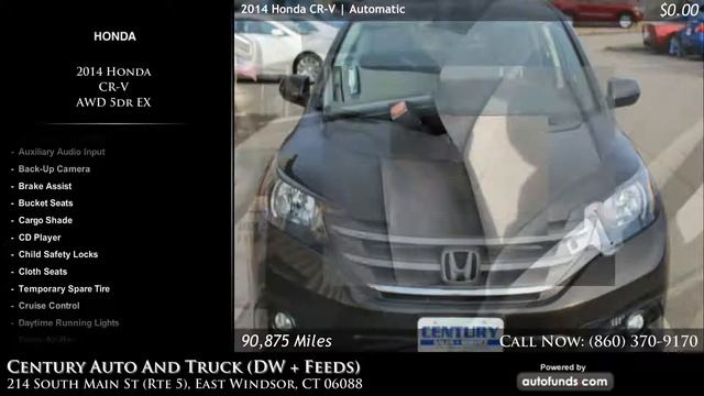 Used 2014 Honda CR-V | Century Auto And Truck (DW + Feeds), East Windsor, CT - SOLD смотреть онлайн
