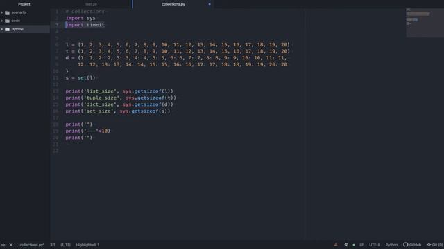 Сравнение коллекций в Python | Базовый курс. Программирование на Python