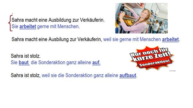 Глаголы с отделяемыми приставками в основном и придаточном предложении. смотреть онлайн