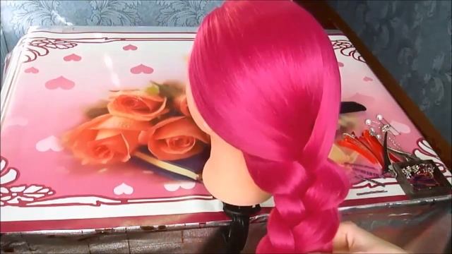 Симпатичная прическа Цветок из косы за 2 минуты смотреть онлайн