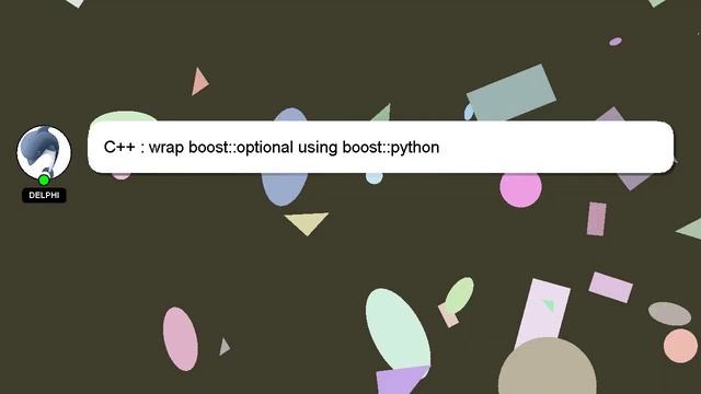 C++ : wrap boost::optional using boost::python смотреть онлайн